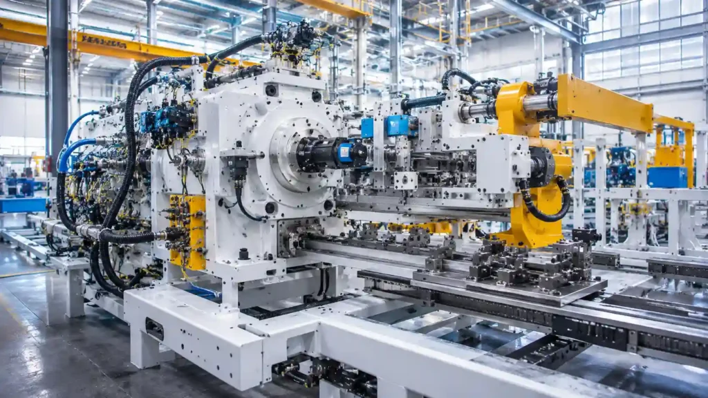 Impianti e sistemi di meccanica industriale che impiegano componenti meccanici realizzati con lavorazioni di precisione